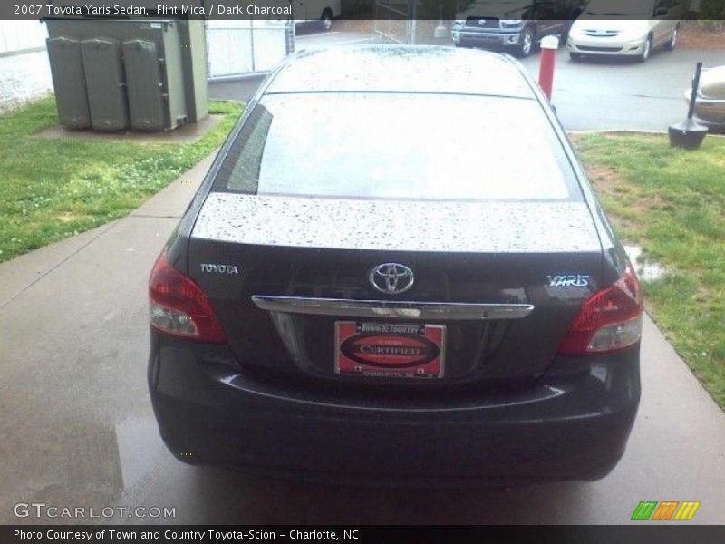 Flint Mica / Dark Charcoal 2007 Toyota Yaris Sedan