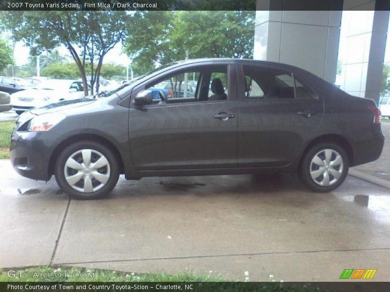 Flint Mica / Dark Charcoal 2007 Toyota Yaris Sedan