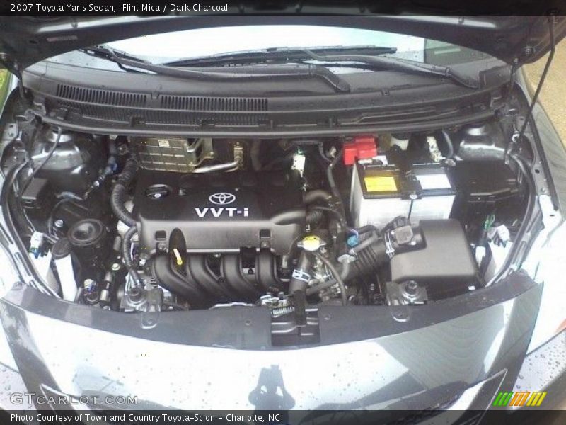 Flint Mica / Dark Charcoal 2007 Toyota Yaris Sedan