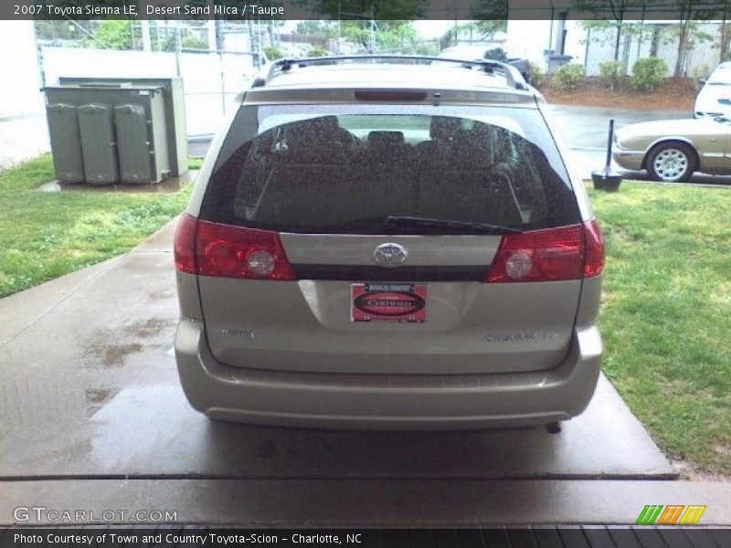 Desert Sand Mica / Taupe 2007 Toyota Sienna LE