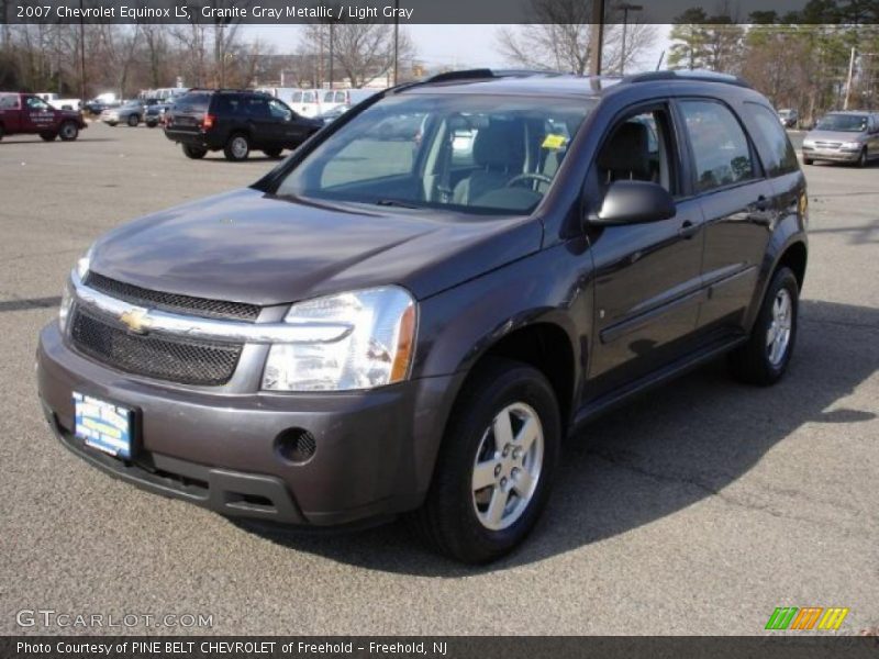 Granite Gray Metallic / Light Gray 2007 Chevrolet Equinox LS