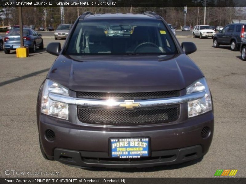 Granite Gray Metallic / Light Gray 2007 Chevrolet Equinox LS