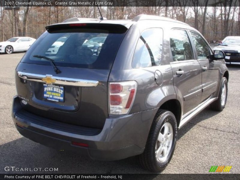 Granite Gray Metallic / Light Gray 2007 Chevrolet Equinox LS