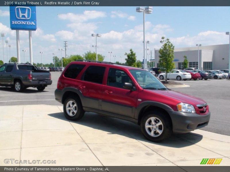 Redfire Metallic / Dark Flint Gray 2006 Mazda Tribute i