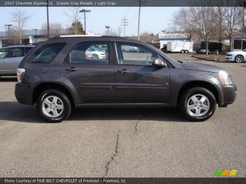 Granite Gray Metallic / Light Gray 2007 Chevrolet Equinox LS