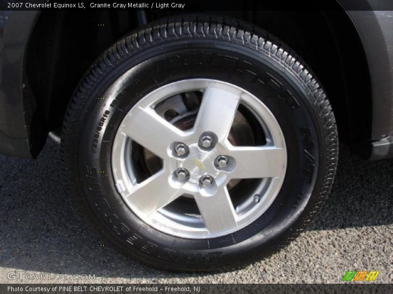 Granite Gray Metallic / Light Gray 2007 Chevrolet Equinox LS