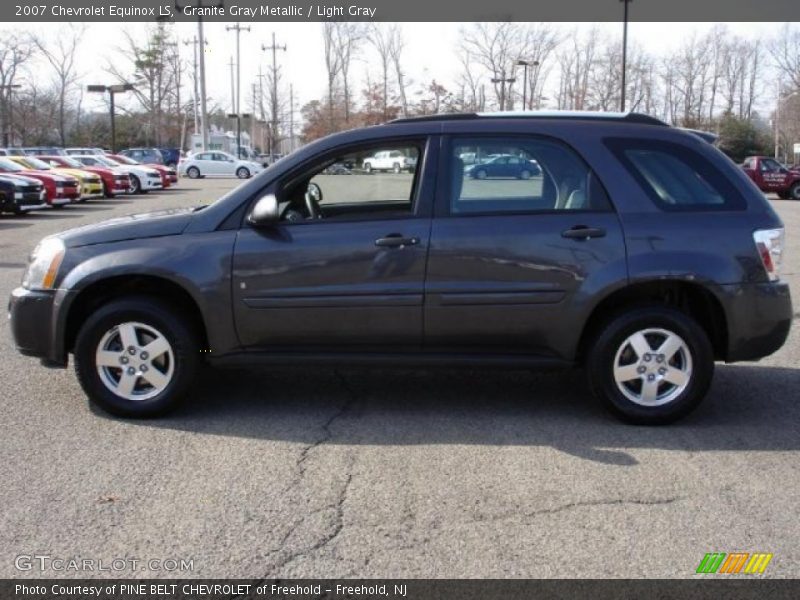 Granite Gray Metallic / Light Gray 2007 Chevrolet Equinox LS