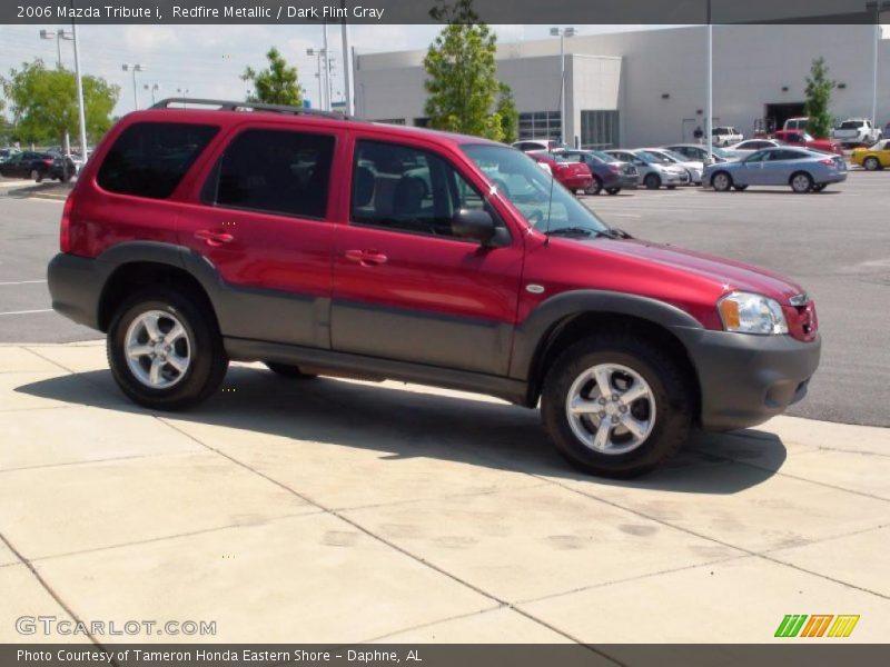 Redfire Metallic / Dark Flint Gray 2006 Mazda Tribute i