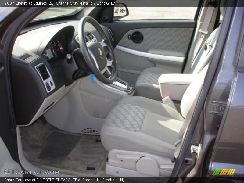 Granite Gray Metallic / Light Gray 2007 Chevrolet Equinox LS