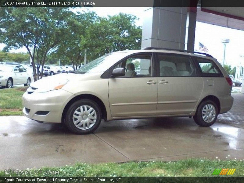 Desert Sand Mica / Taupe 2007 Toyota Sienna LE