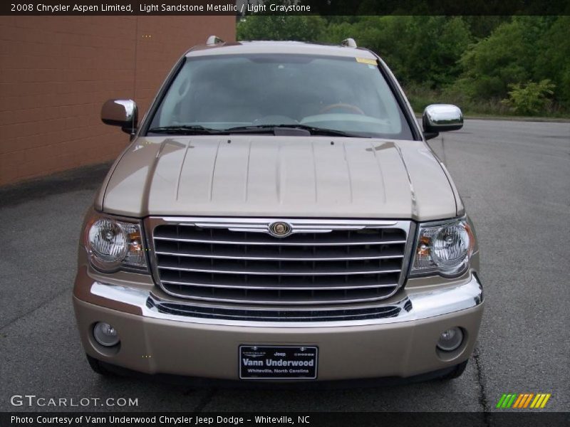Light Sandstone Metallic / Light Graystone 2008 Chrysler Aspen Limited