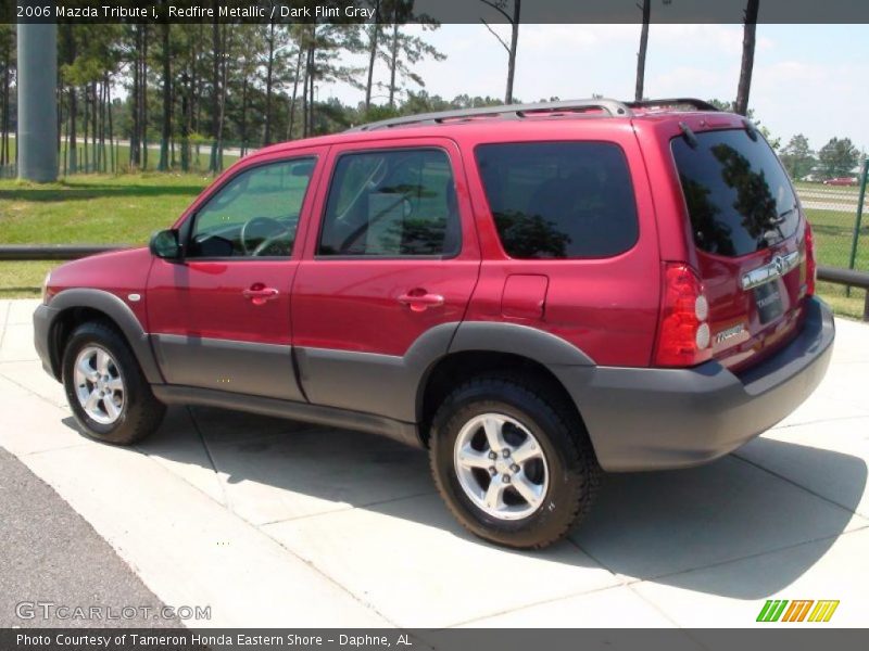 Redfire Metallic / Dark Flint Gray 2006 Mazda Tribute i