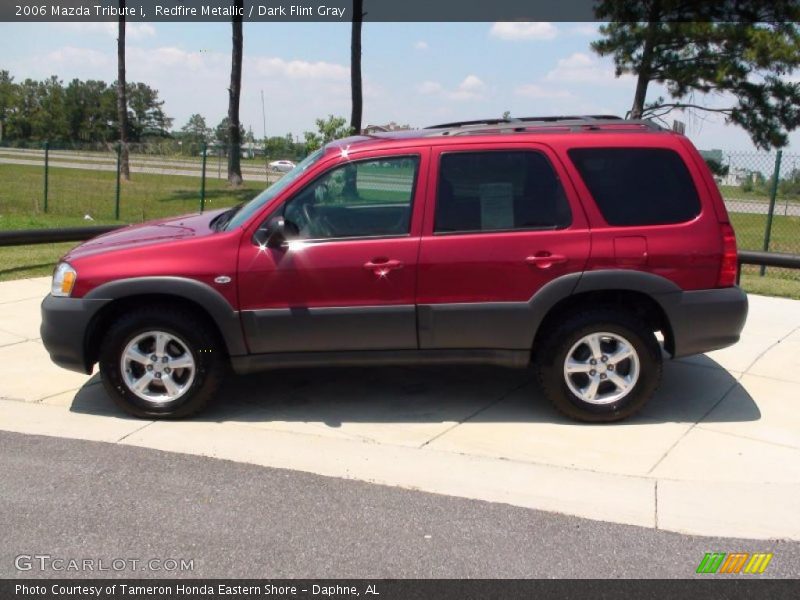 Redfire Metallic / Dark Flint Gray 2006 Mazda Tribute i