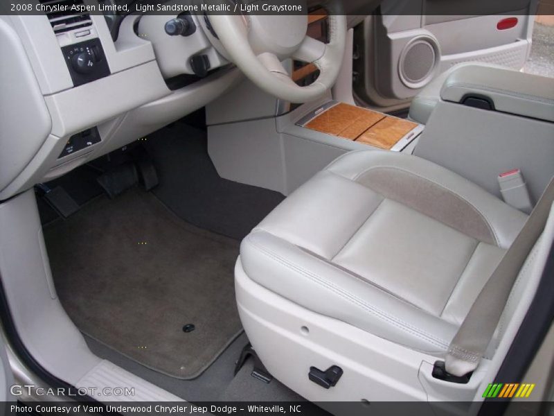 Light Sandstone Metallic / Light Graystone 2008 Chrysler Aspen Limited