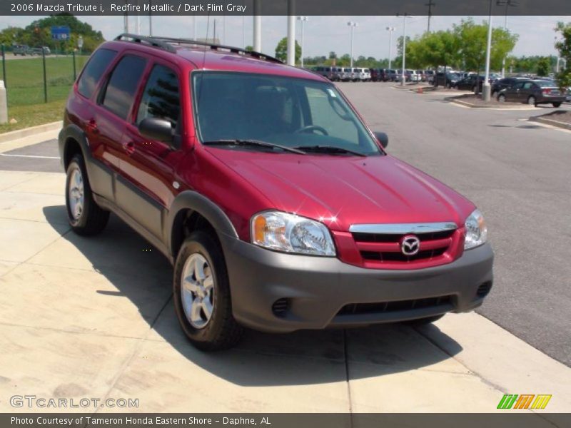 Redfire Metallic / Dark Flint Gray 2006 Mazda Tribute i