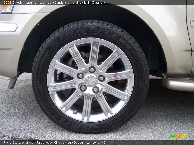 Light Sandstone Metallic / Light Graystone 2008 Chrysler Aspen Limited
