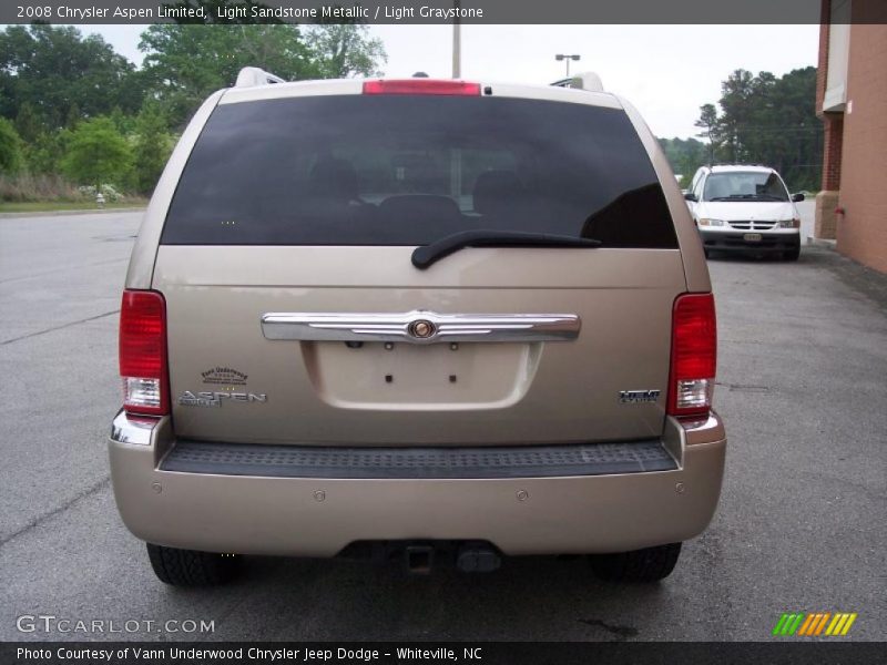 Light Sandstone Metallic / Light Graystone 2008 Chrysler Aspen Limited