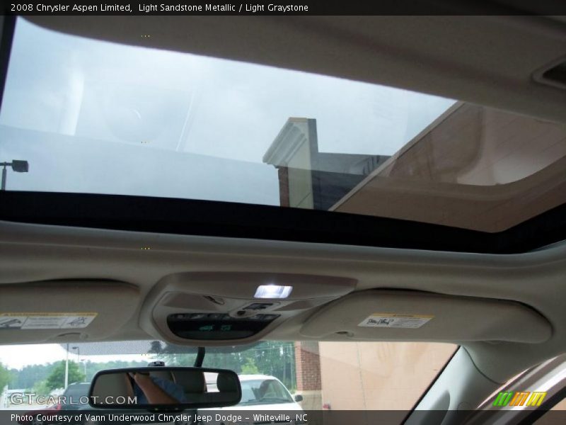 Light Sandstone Metallic / Light Graystone 2008 Chrysler Aspen Limited