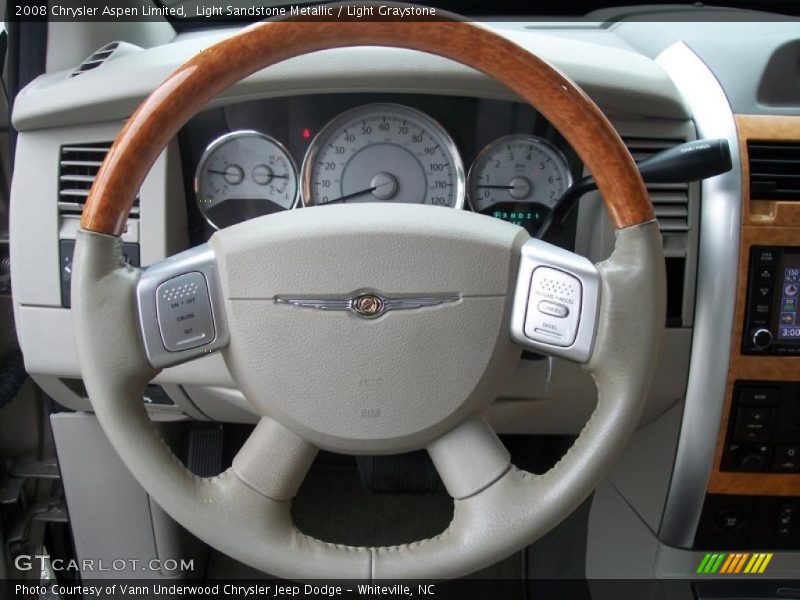 Light Sandstone Metallic / Light Graystone 2008 Chrysler Aspen Limited