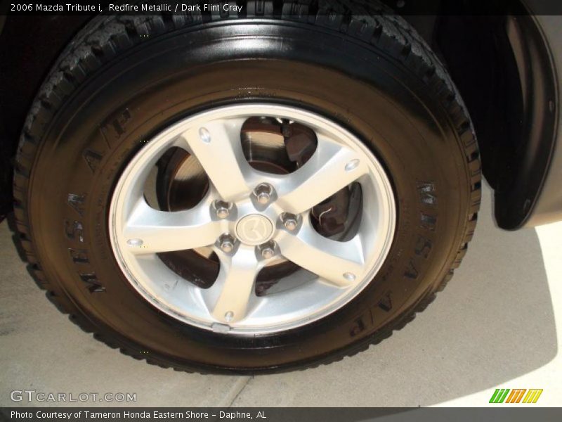 Redfire Metallic / Dark Flint Gray 2006 Mazda Tribute i