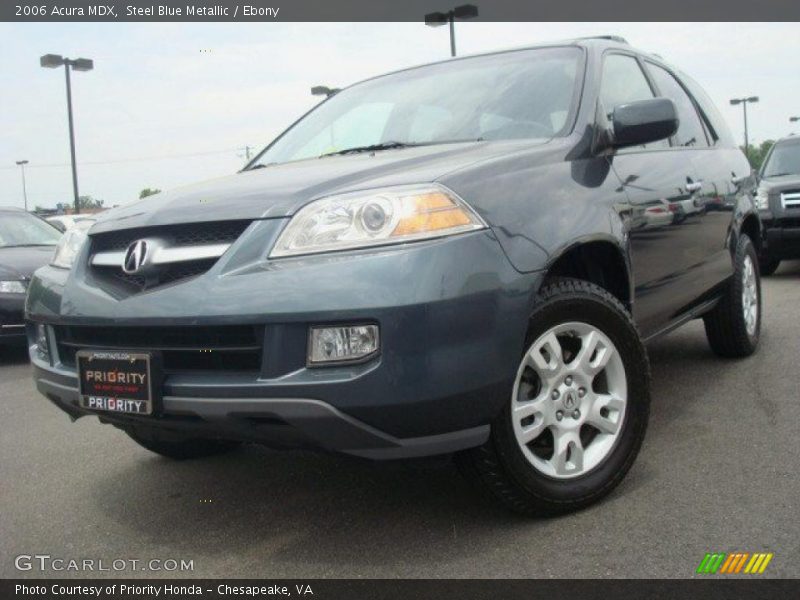 Steel Blue Metallic / Ebony 2006 Acura MDX