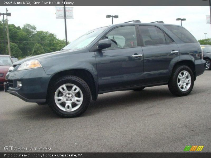 Steel Blue Metallic / Ebony 2006 Acura MDX
