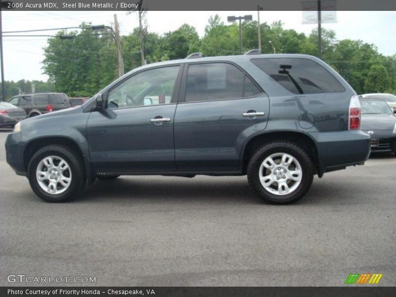 Steel Blue Metallic / Ebony 2006 Acura MDX