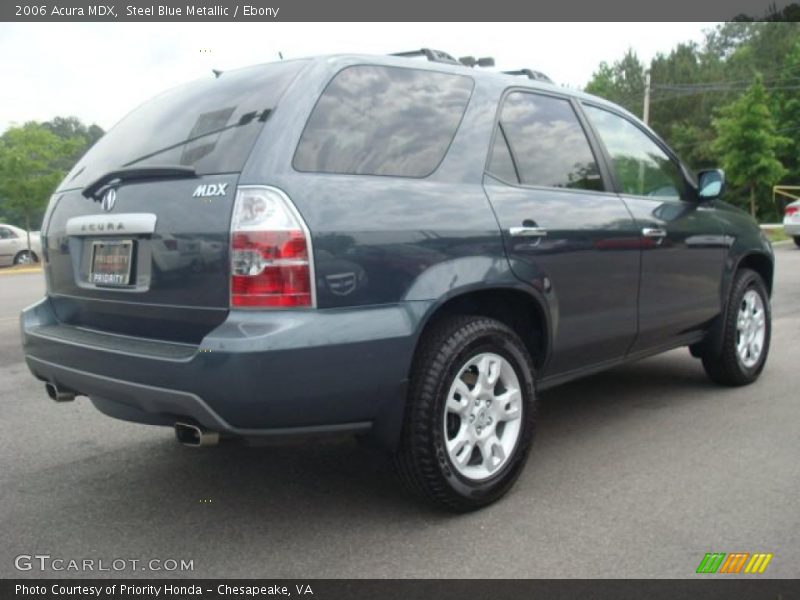 Steel Blue Metallic / Ebony 2006 Acura MDX