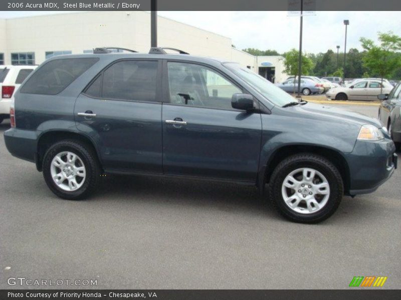 Steel Blue Metallic / Ebony 2006 Acura MDX