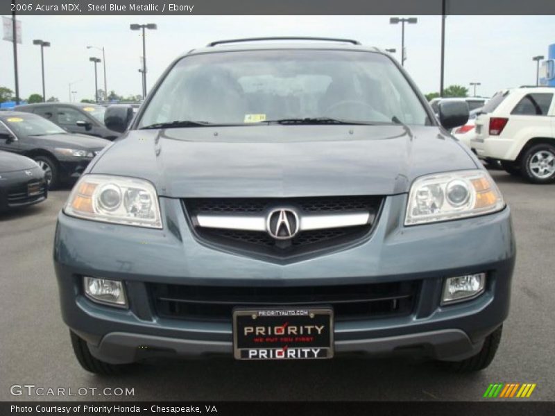 Steel Blue Metallic / Ebony 2006 Acura MDX