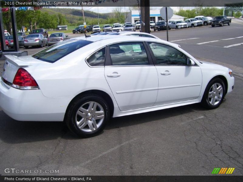 Summit White / Neutral 2010 Chevrolet Impala LT