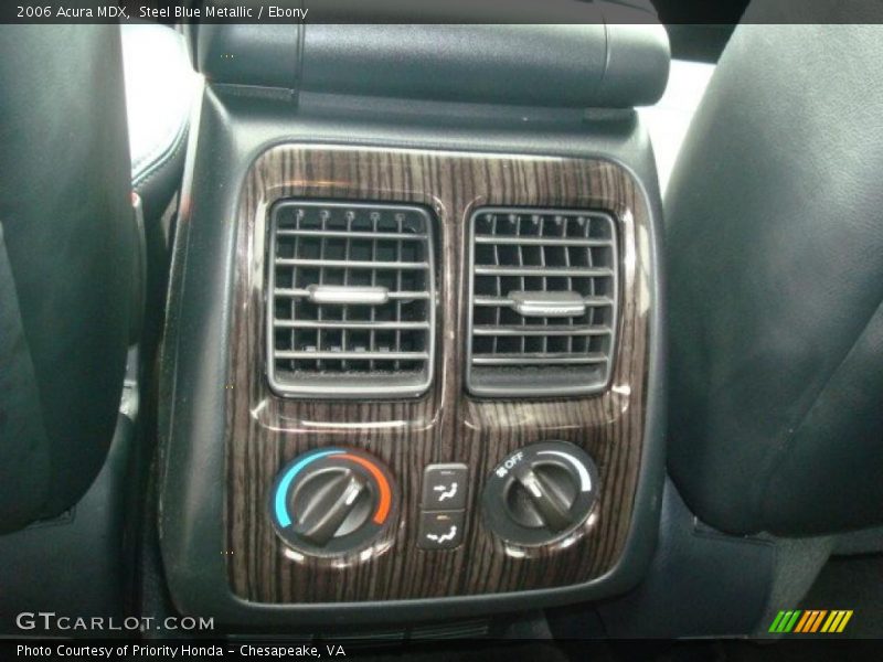 Steel Blue Metallic / Ebony 2006 Acura MDX