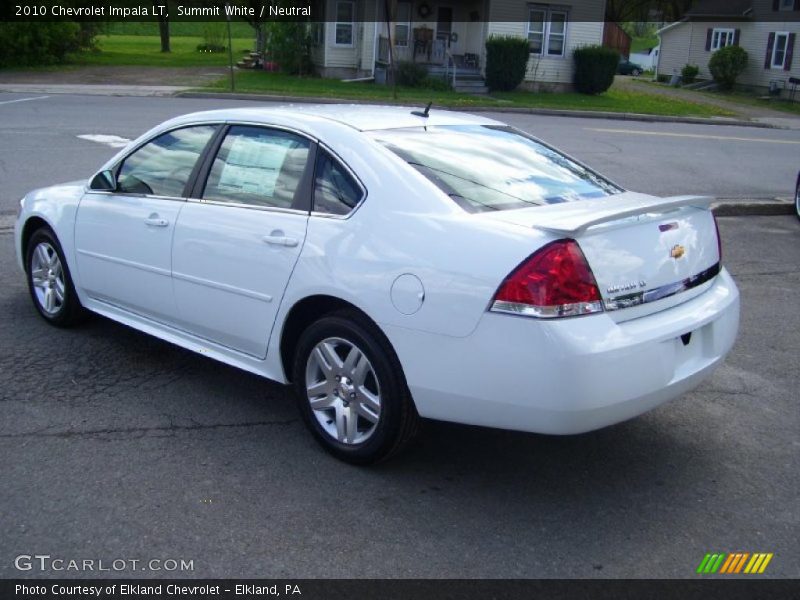 Summit White / Neutral 2010 Chevrolet Impala LT
