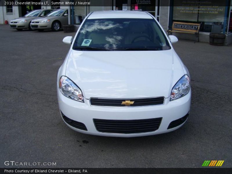 Summit White / Neutral 2010 Chevrolet Impala LT