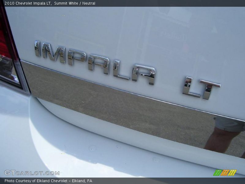 Summit White / Neutral 2010 Chevrolet Impala LT