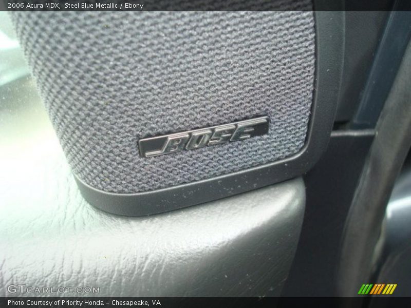 Steel Blue Metallic / Ebony 2006 Acura MDX