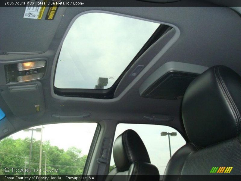 Steel Blue Metallic / Ebony 2006 Acura MDX