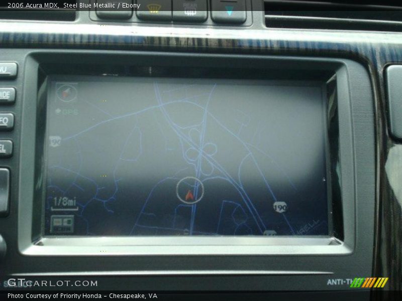 Steel Blue Metallic / Ebony 2006 Acura MDX