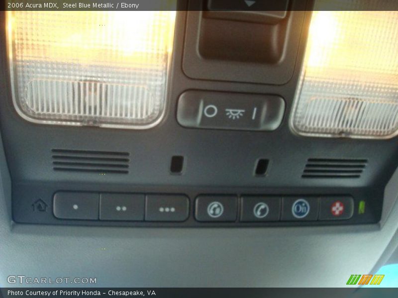 Steel Blue Metallic / Ebony 2006 Acura MDX