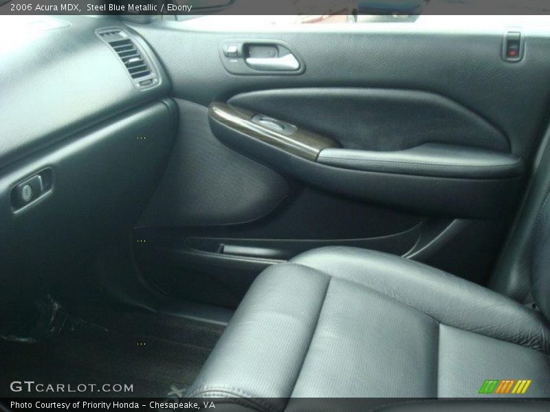 Steel Blue Metallic / Ebony 2006 Acura MDX