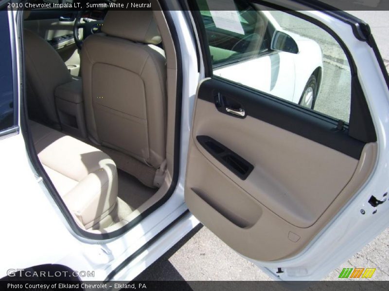Summit White / Neutral 2010 Chevrolet Impala LT