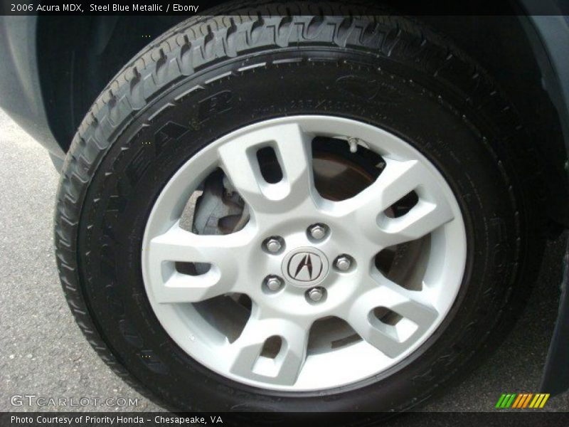 Steel Blue Metallic / Ebony 2006 Acura MDX