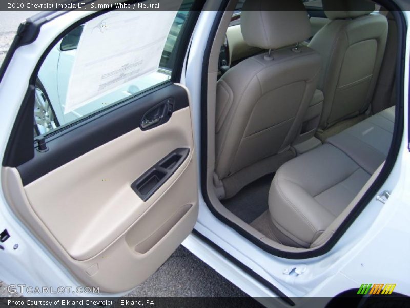 Summit White / Neutral 2010 Chevrolet Impala LT