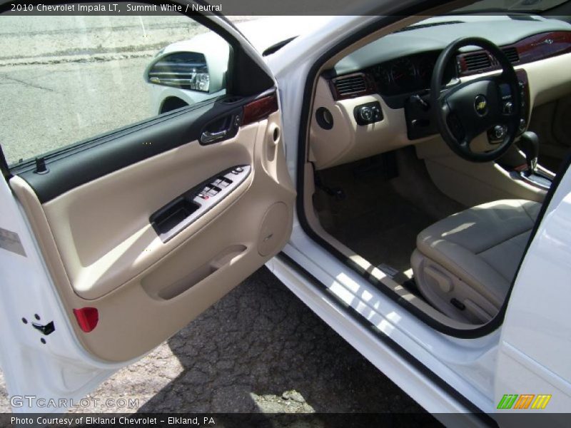 Summit White / Neutral 2010 Chevrolet Impala LT