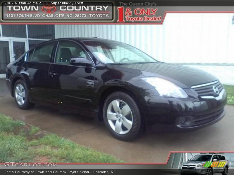 Super Black / Frost 2007 Nissan Altima 2.5 S