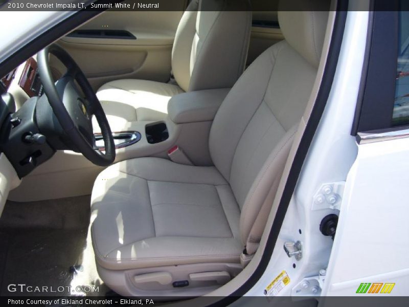 Summit White / Neutral 2010 Chevrolet Impala LT