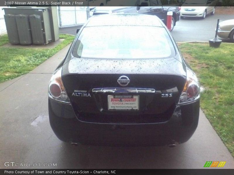 Super Black / Frost 2007 Nissan Altima 2.5 S