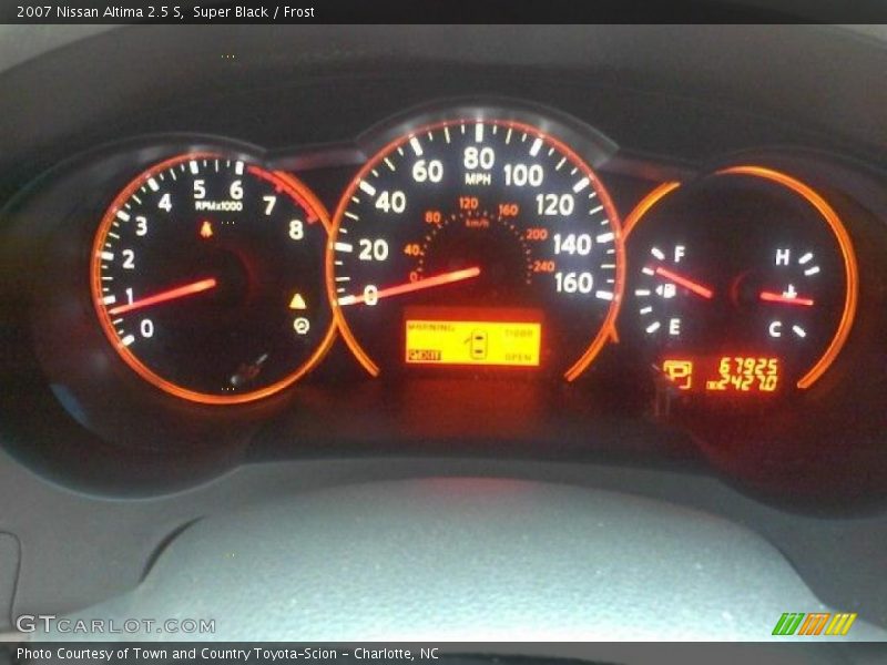 Super Black / Frost 2007 Nissan Altima 2.5 S