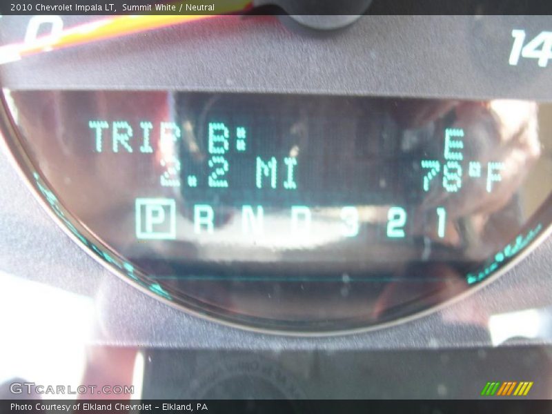 Summit White / Neutral 2010 Chevrolet Impala LT