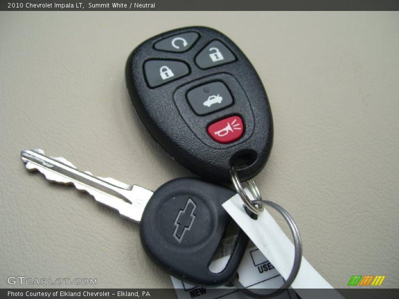 Summit White / Neutral 2010 Chevrolet Impala LT